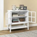 Dorel Franklin 2 door storage cabinet in White or grey or black-19432