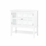 Dorel Franklin 2 door storage cabinet in White or grey or black-19435