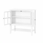 Dorel Franklin 2 door storage cabinet in White or grey or black-19437