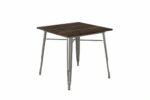 Dorel Fusion Square dining table in black or gun metal-0