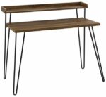 Dorel Haven Retro desk in Black / distressed gray oak / Espresso / walnut-19573