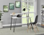 Dorel Haven Retro desk in Black / distressed gray oak / Espresso / walnut-19572
