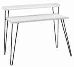 Dorel Haven Retro desk in Black / distressed gray oak / Espresso / walnut-19576
