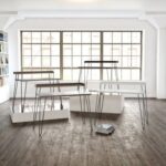 Dorel Haven Retro desk in Black / distressed gray oak / Espresso / walnut-19570