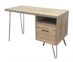 Dorel Landon desk in distressed grey oak-19593
