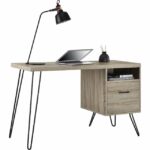 Dorel Landon desk in distressed grey oak-19590