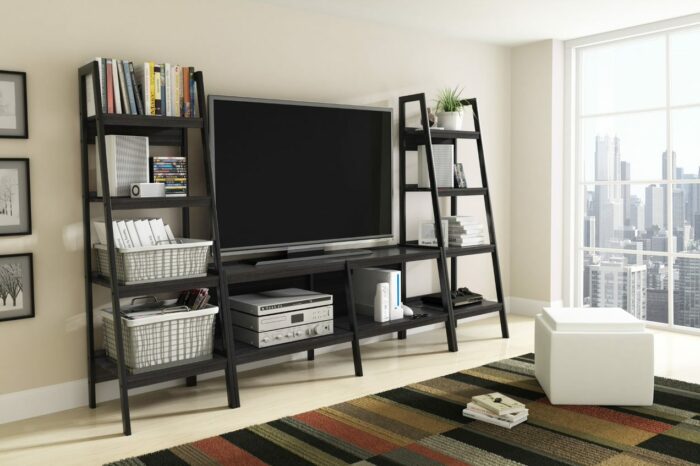 Dorel Lawrence bookcase in black-19612