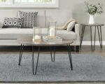 Dorel Owen Retro round coffee table-19824
