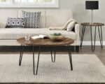 Dorel Owen Retro round coffee table-19816