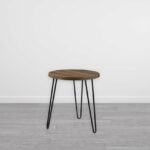 Dorel Owen Round End table Walnut or Rustic Oak-19831