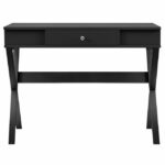 Dorel Paxton Campaign Desk in Black / Red / Blue / White / Grey-19889