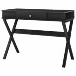 Dorel Paxton Campaign Desk in Black / Red / Blue / White / Grey-0