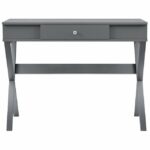 Dorel Paxton Campaign Desk in Black / Red / Blue / White / Grey-19886