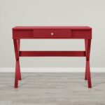 Dorel Paxton Campaign Desk in Black / Red / Blue / White / Grey-19883