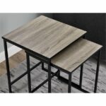 Dorel Stewart Nesting in Distressed Grey Oak or White and grey-19904