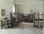 Dorel Wildwood Veneer 50" TV unit in Espresso or Rustic Grey-19955