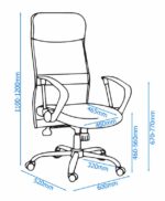 Alphason Orlando office chair Black or Grey-19034