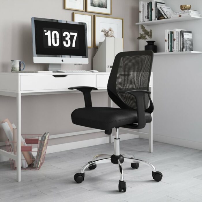 Alphason Atlanta office chair Black Grey & Purple-19058