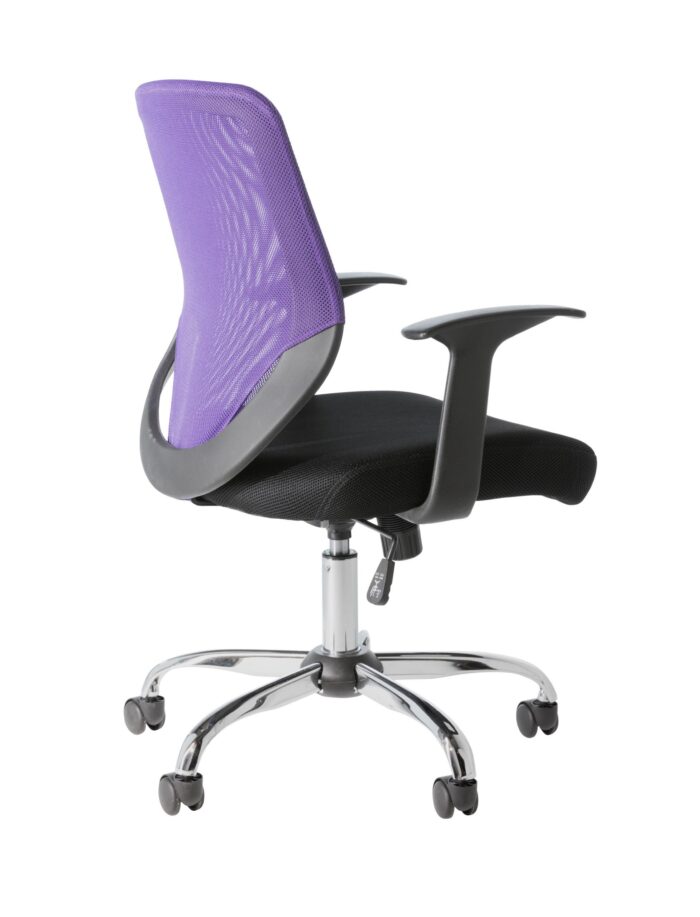 Alphason Atlanta office chair Black Grey & Purple-19059