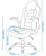 Alphason talladega racing chair Black Red or White-19081