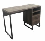 Dorel Candon Desk in medium brown-19113