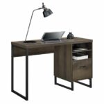 Dorel Candon Desk in medium brown-19111
