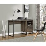 Dorel Candon Desk in medium brown-19110
