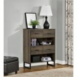 Dorel Candon bookcase in medium brown-19119