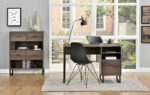 Dorel Candon bookcase in medium brown-19120