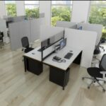 Dams Desktop clear acrylic Virus screen topper with brackets-20144