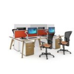 Dams Desktop clear acrylic Virus screen topper with brackets-0
