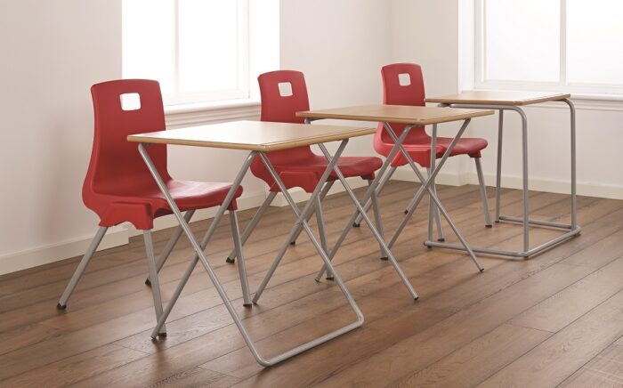 Metalliform Stacking Exam desks-20170