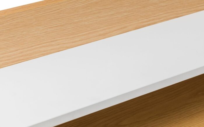 Julian Bowen Palmer Home Office Desk Oak & White-20245