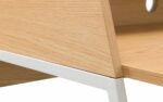Julian Bowen Palmer Home Office Desk Oak & White-20251