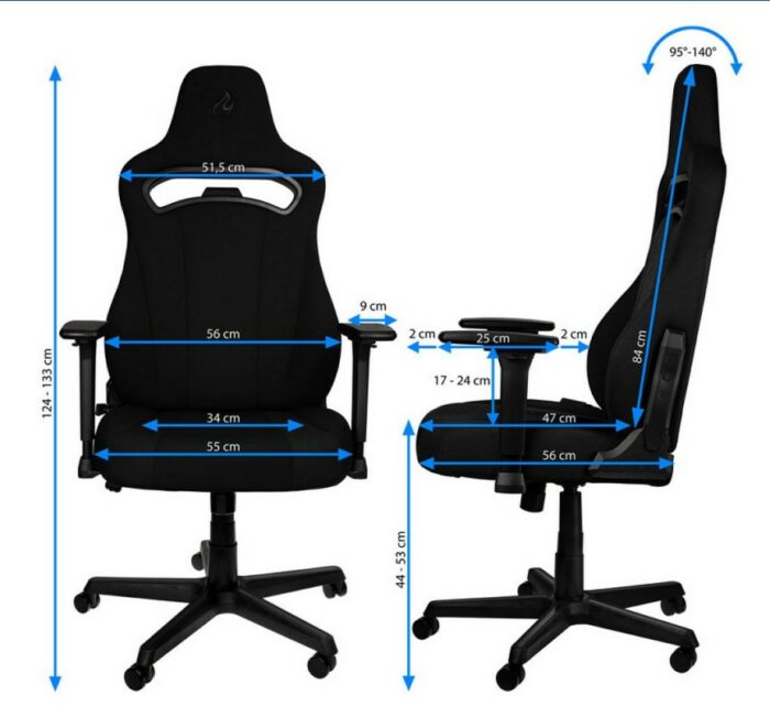 Nitro Concepts E250 Beginners Gaming Chair - 4 Colours-20209