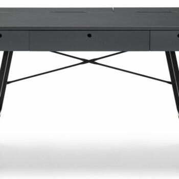 Julian Bowen Trianon Home Office Desk Grey -0