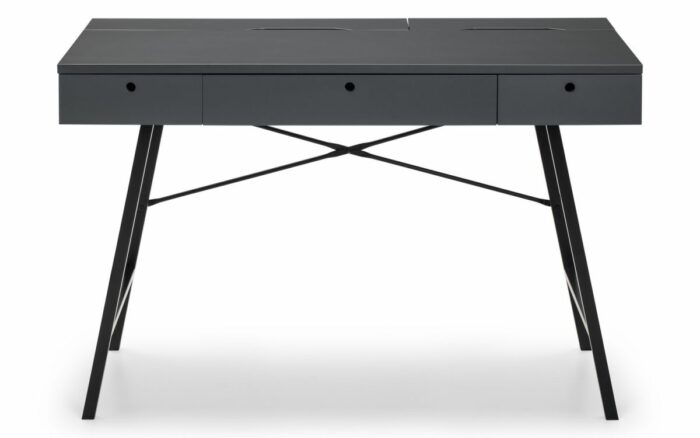 Julian Bowen Trianon Home Office Desk Grey -0