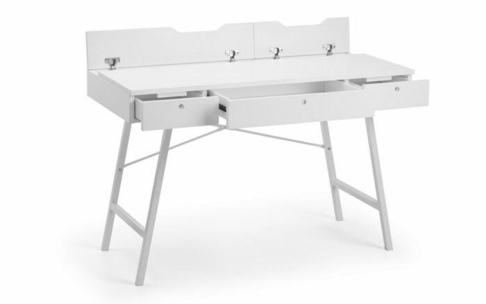 Julian Bowen Trianon Home Office Desk White-20230