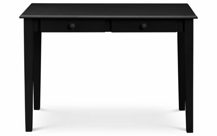 julian bowen Carrington Desk Black Finish 2 Drawers-20449