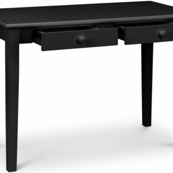 julian bowen Carrington Desk Black Finish 2 Drawers-0