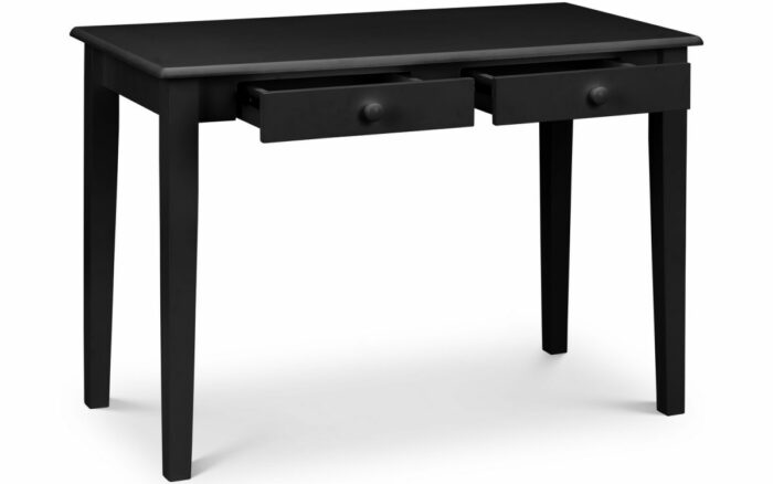 julian bowen Carrington Desk Black Finish 2 Drawers-0