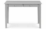 julian bowen Carrington Desk Grey Finish 2 Drawers-20458