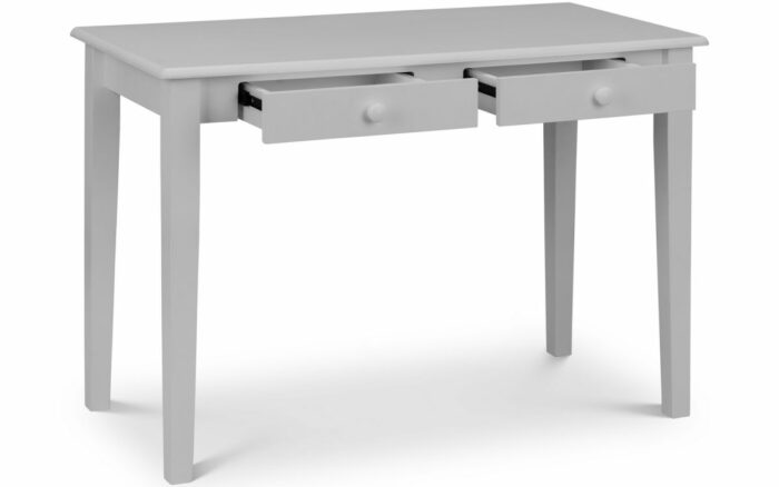 julian bowen Carrington Desk Grey Finish 2 Drawers-0