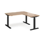DAMS Elev8 Touch sit-stand desk with return desk-20535