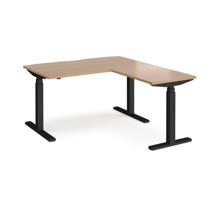 DAMS Elev8 Touch sit-stand desk with return desk-20535