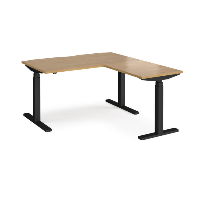 DAMS Elev8 Touch sit-stand desk with return desk-20536