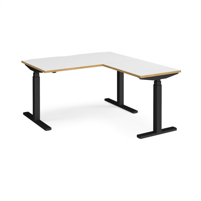 DAMS Elev8 Touch sit-stand desk with return desk-20530