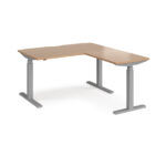 DAMS Elev8 Touch sit-stand desk with return desk-20533
