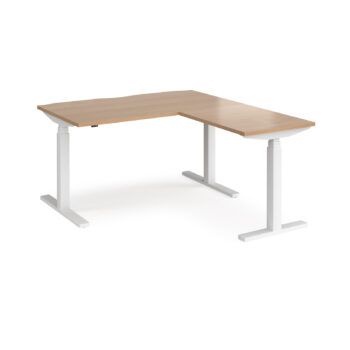 DAMS Elev8 Touch sit-stand desk with return desk-0