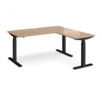 DAMS Elev8 Touch sit-stand desk with return desk-20534